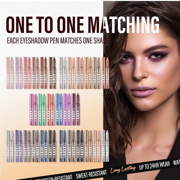 8 pieces eyeshadow stick set in warm neutral colors 24 hour long wear - Picture 4 of 4